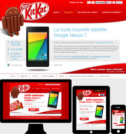 Android™ KitKat® contest to win 1000 Google Nexus 7.